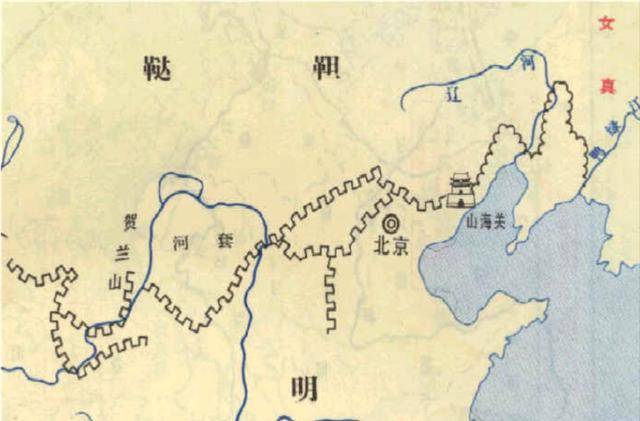 明长城山海关地图